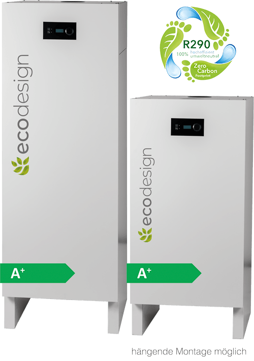 Warmwasser-Wärmepumpe mit integriertem Lüftungsgerät für die Wohnraumlüftung